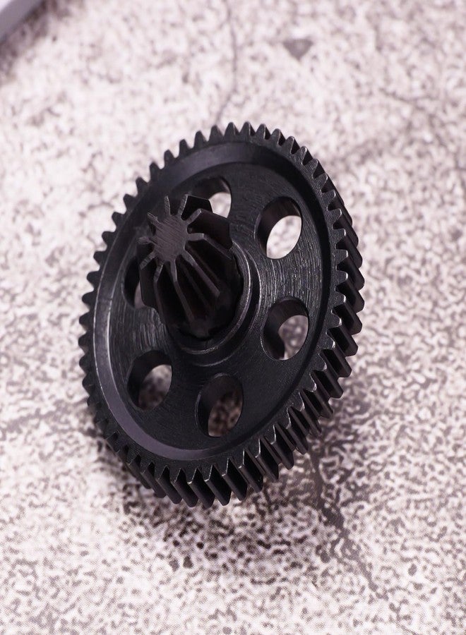 Mesimsple Steel Main Spur Gear and Input Gear for 1/14 14301 14302 14209 14210 1/16 16207 16208 16209 16210 H16 H16PL H16DR H16BMD Series Upgrades Part - Image 2